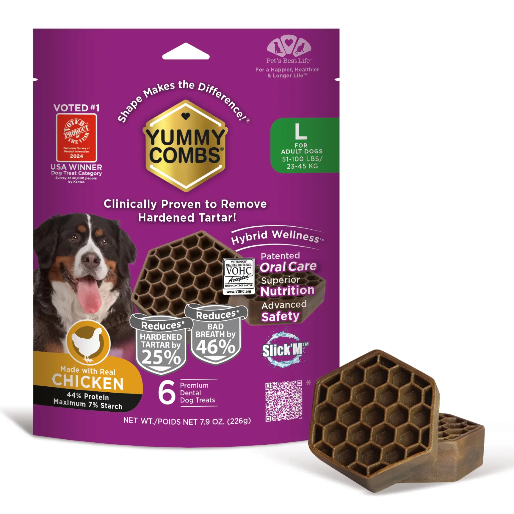 Size Large MiniPacks Chicken Yummy Combs